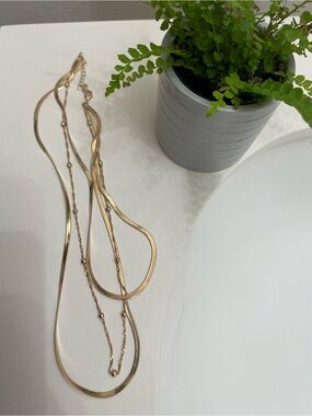 Macy's Gold-Tone Layered Multi-Chain Necklace